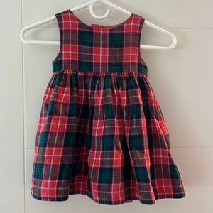 Mini boden flannel plaid dress
